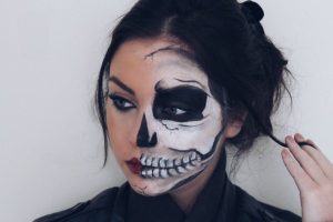 Easy Skull Makeup Halloween