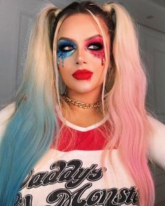 Harley Quinn make up