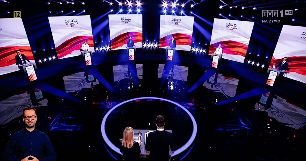 6 participants of polish pre-election debate