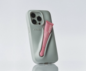 phone case with a lip balm holder
